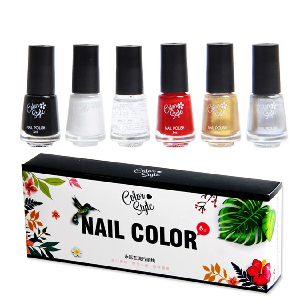 6 шт. Гель лак для ногтей Набор самостоятельного творчества долговечный