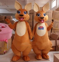 kangaroo mascot costumes high quality material helmet ultra soft velvet fabric unisex cartoon apparel cosplay outfits adult size