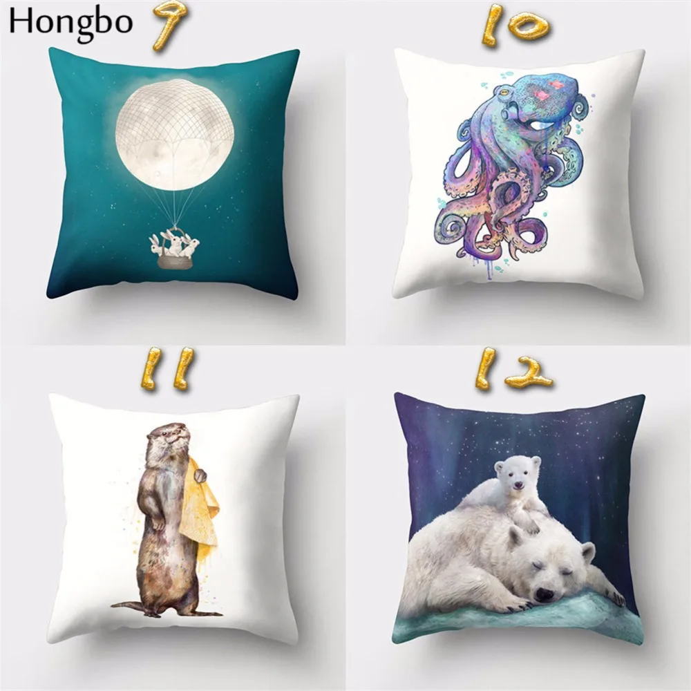 Hongbo 1 шт. симпатичный мультяшный Тигр Волк собака Кот Ленивец Пингвин Олень Лось