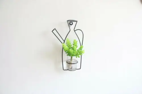 Art Brief Sweet Nordic Style Iron Frame Vase Wall Hanging Plant Dried Flower Racks Bottle DIY Home Decor | Дом и сад