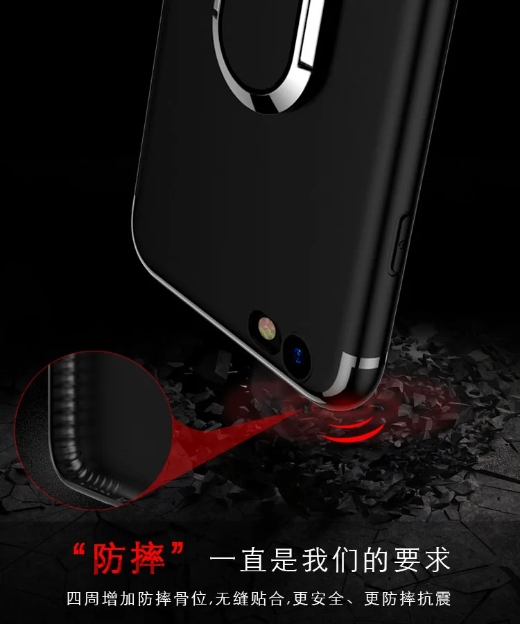 Роскошный чехол для iPhone 7, 7 Plus, 8 Plus, X, XS MAX, XR, модный силиконовый чехол с кольцом для телефона, чехол для iPhone 7, 6 s, 6, чехол-подставка