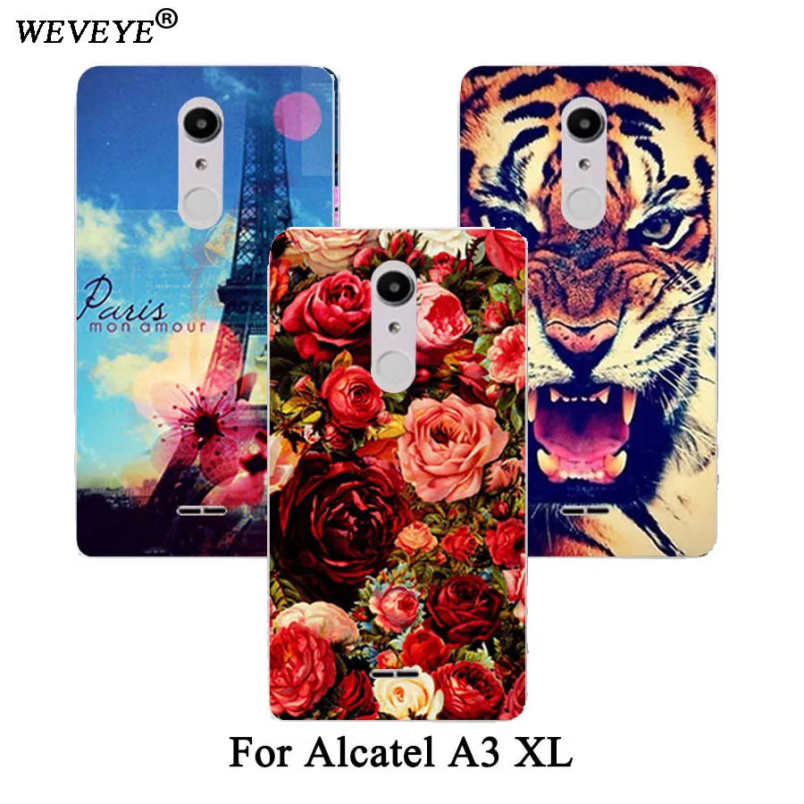 Чехол для Alcatel A3 XL чехол 6 0 дюйма с рисунком A3XL Новая задняя крышка мультяшным