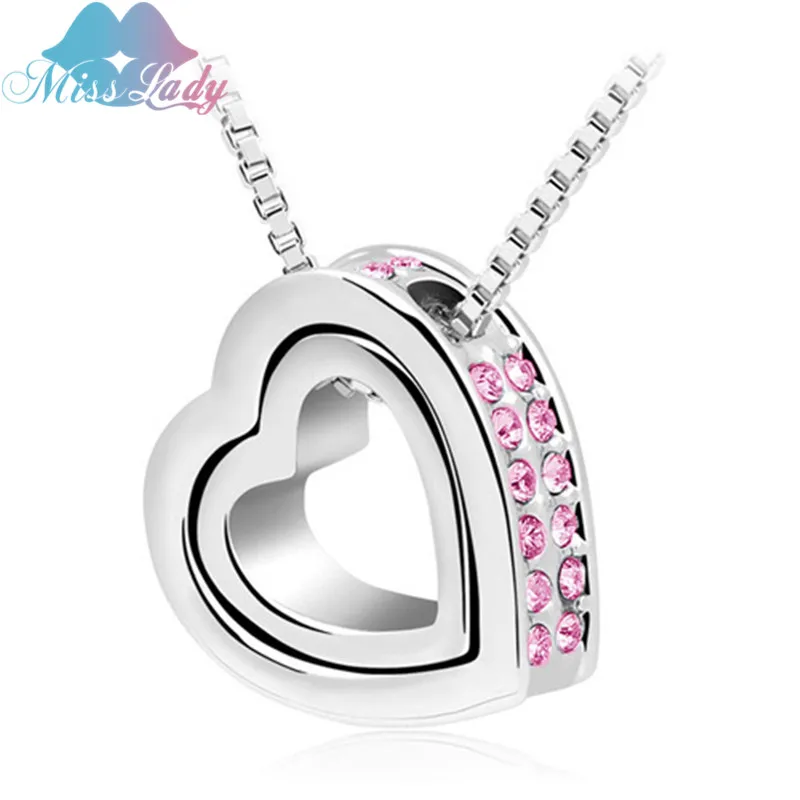 Miss Lady на День святого Валентина золотой цвет австрийский кристалл дизайн женское