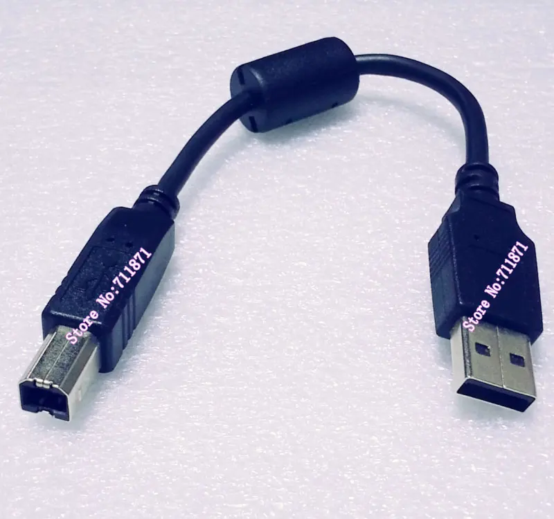 Кабель для принтера с магнитным кольцом 20 см штекер А в USB 2 0|printer cable|printer cable usb 2.0usb