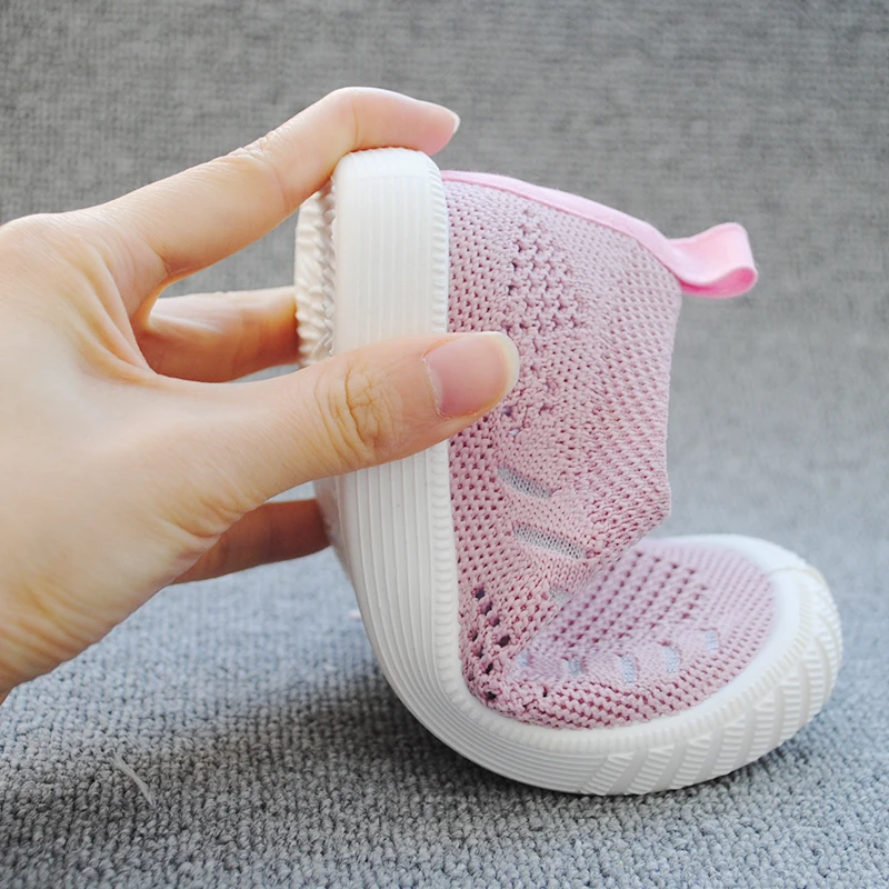 Hollow Fly Knitting Casual Shoes For Kids Boys Girls Light Weight Breathable Sneakers Cheap Footwear Children's | Детская одежда и
