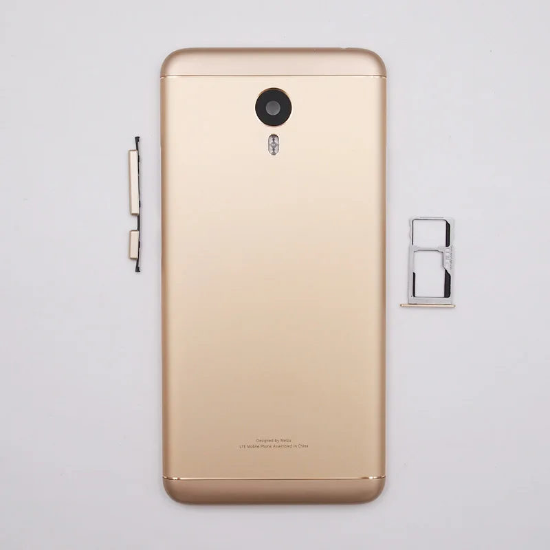 Gold L681 BaanSam, чехол на заднюю крышку батарейного отсека для MEIZU M3 Note, 5,5 дюймов, L681, с кнопками громкости питания+ sim-картой, Trya - Цвет: Gold L681