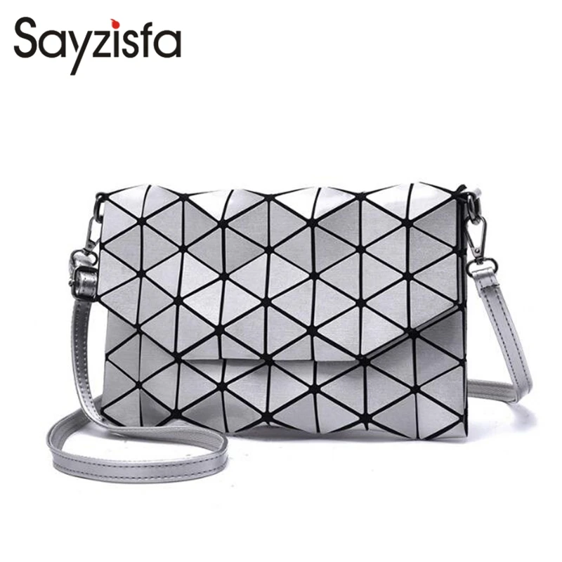 Новые маленькие твердые плед геометрические lingge Конверт Сумочка hotsale женщины