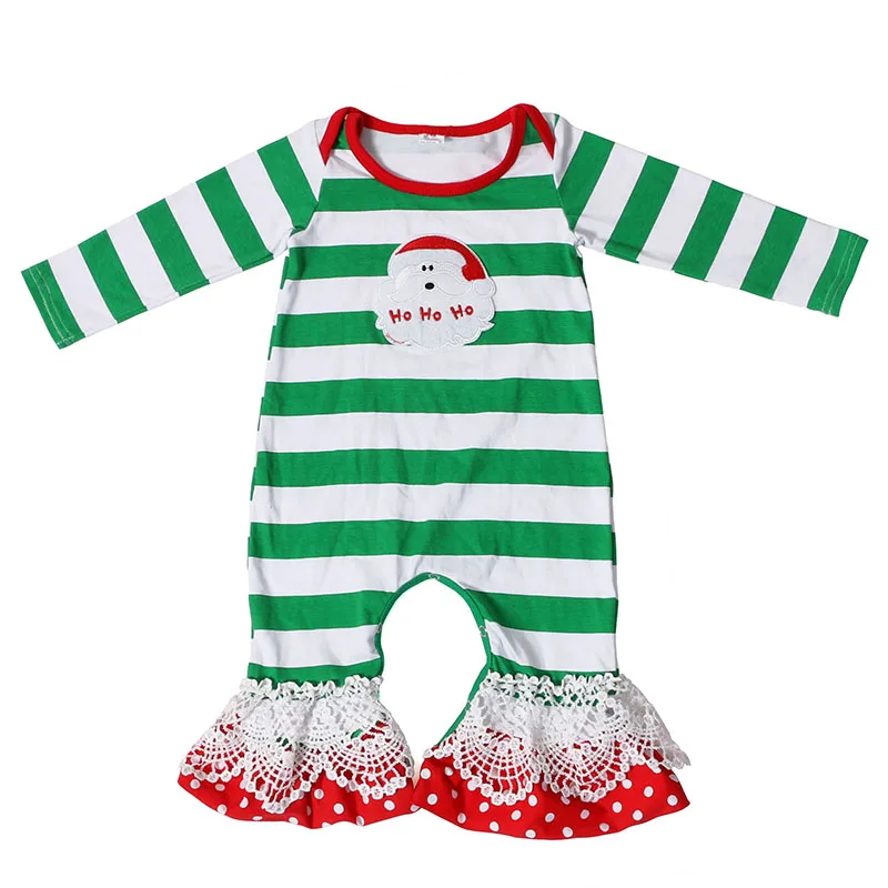 2018 Kaiya Angel Christmas Outfit Fall Clothing Birthday Baby Set Clothes Long Sleeve Kids Clothing Santa Claus Infant Pajamas