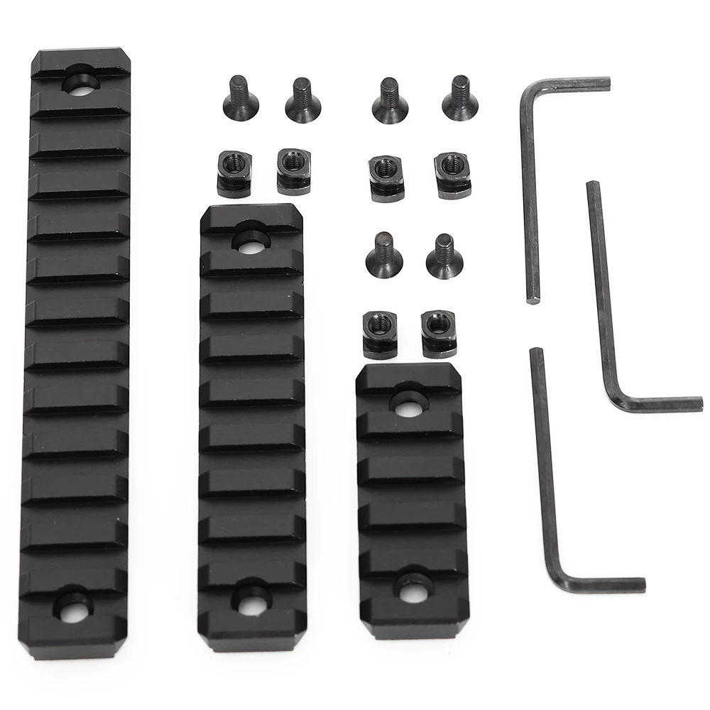 AR15 rail Aluminum M-Lok 5 9 13 Slot Picatinny/Weaver Rail Handguard Section set AR-15 MLOK 20 мм Picatinny | Спорт и развлечения