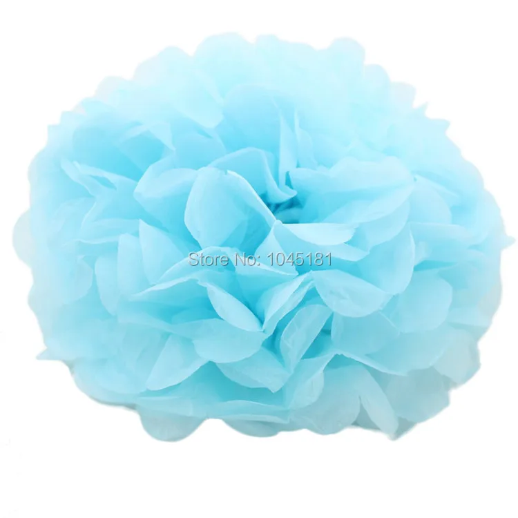 Синий белый золотой папиросной бумаги Pom Poms & Honeycomb мяч фонарь фольга Звезда