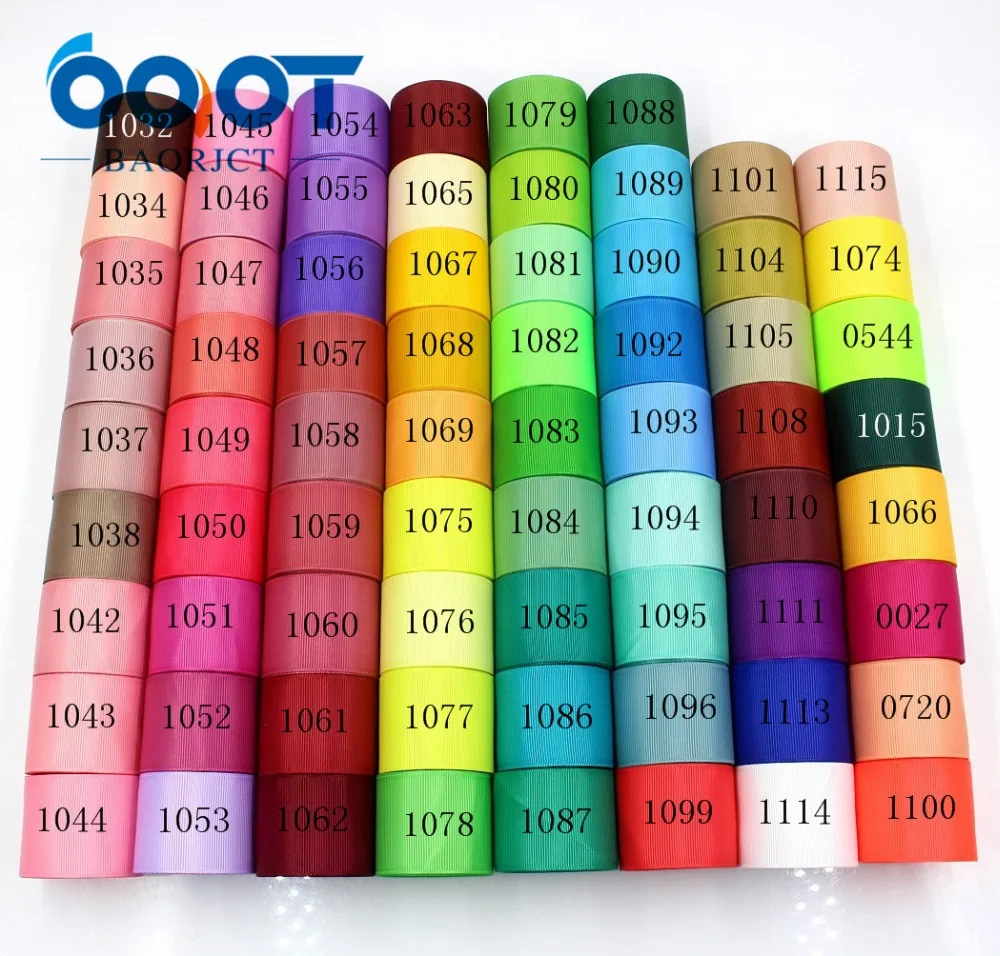 OOOT BAORJCT 181015-L38mm-6 38 мм 10 ярдов одноцветные ленты термопечать grosgrain DIY Одежда ручной