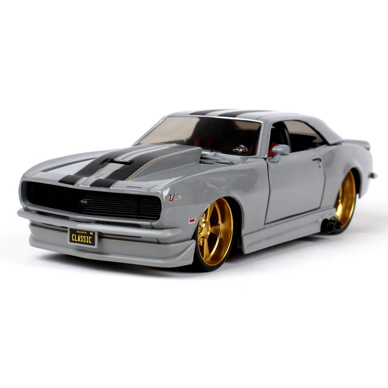 Maisto 1:24 1968 Cheyv Camaro Z28 литая модель автомобиля металлическая Гоночная машина
