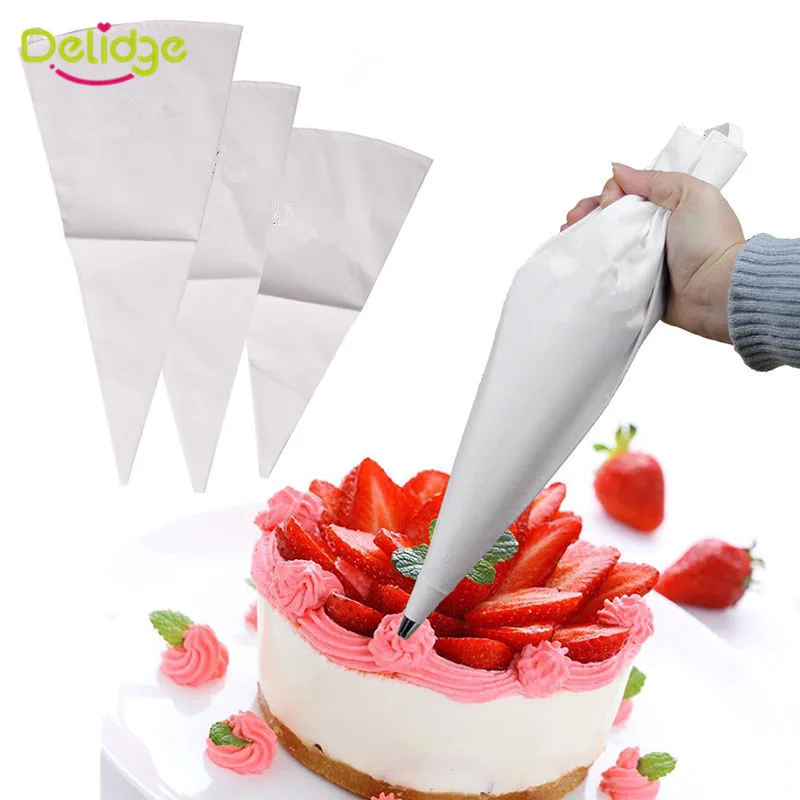 Delidge 1 шт. тканевые кондитерские мешки для торта многоразовые печенье десерт глазурь кондитерский мешок помадка украшения торта кондитерские советы инструмент