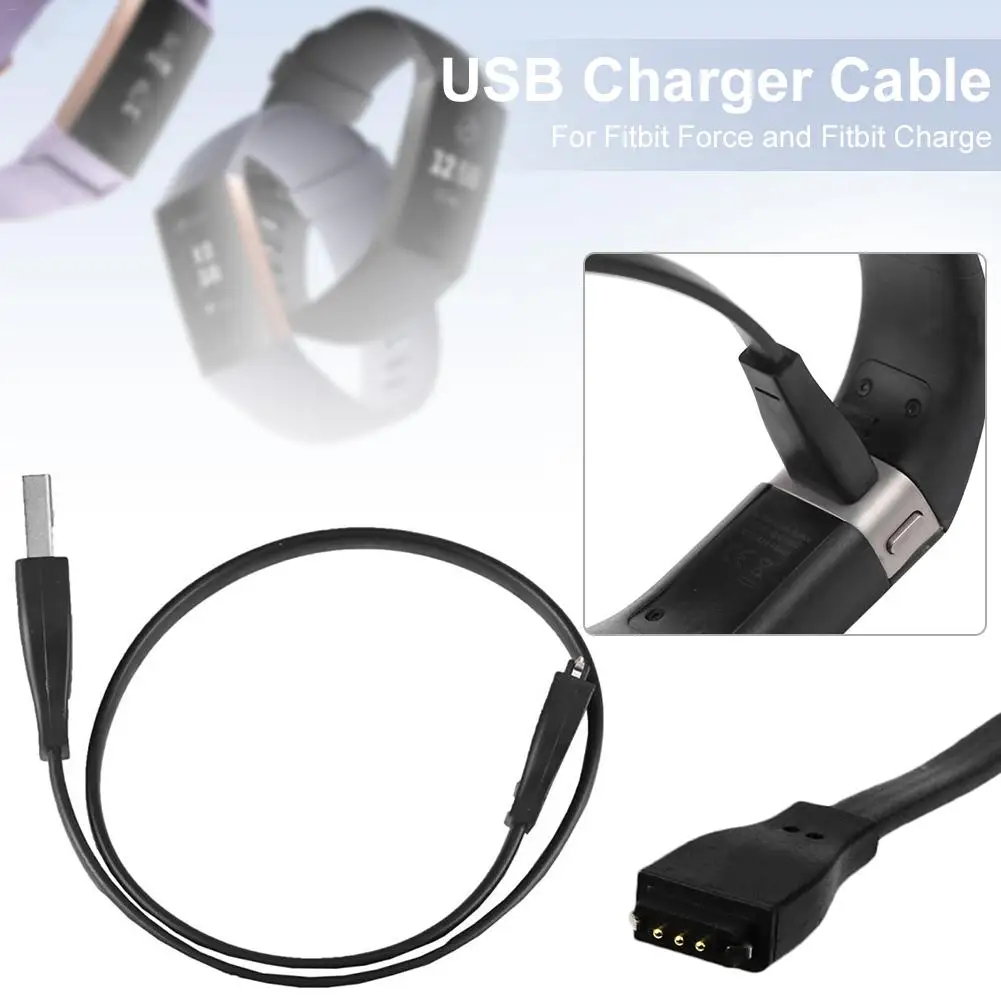 35 см usb кабель для зарядки Сила Фитнес браслета и Fitbit зарядка беспроводной