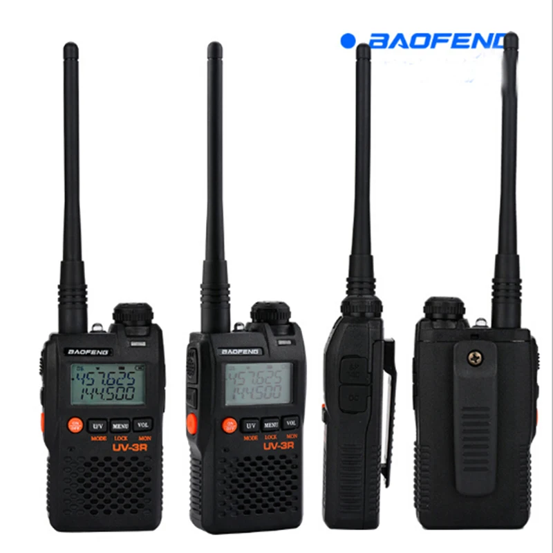 BaoFeng UV 3R портативная рация 2 Вт 16CH 174 136 МГц двухдиапазонный ЖК дисплей радио мини