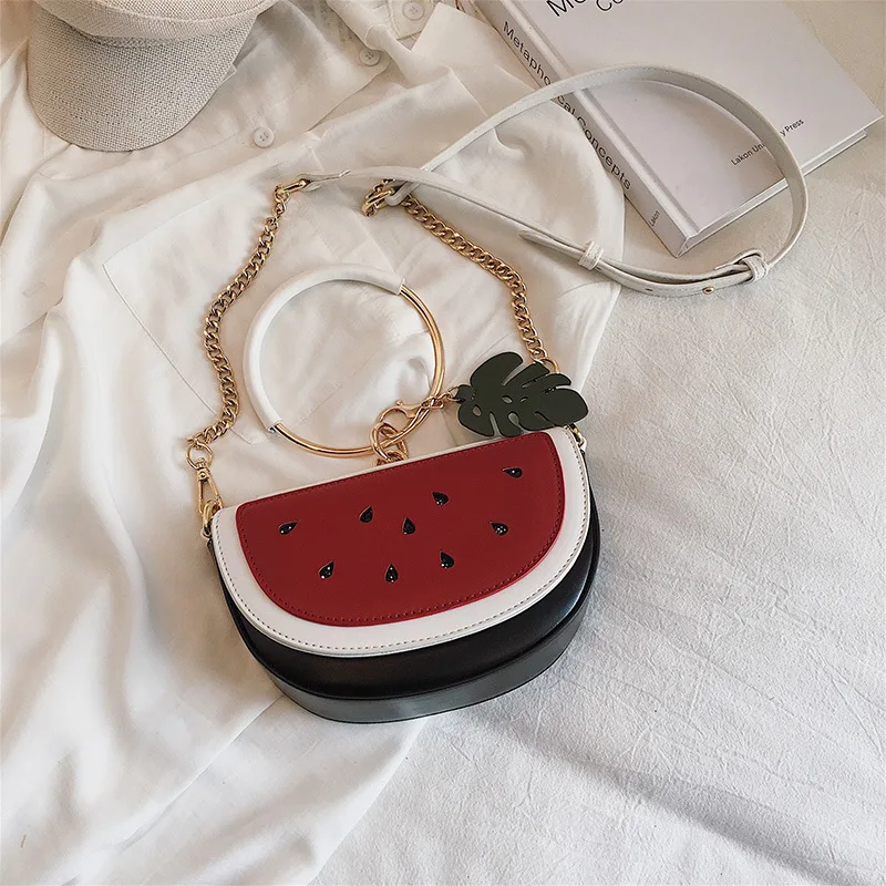 Сумка-тоут женская из экокожи с принтом арбуза | Багаж и сумки
