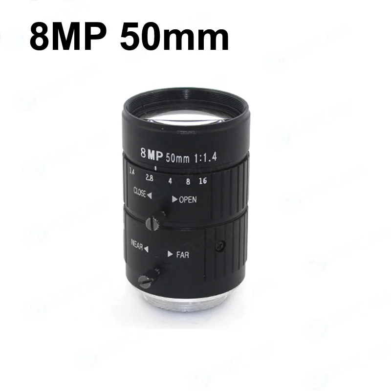 Бесплатная доставка 8MP 4K 1: 50 мм F1.2 ручное видеонаблюдение дорожного движения CCTV