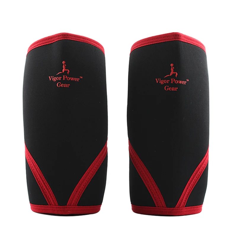 Vigor power gear 7 мм Неопреновые наколенники для тяжелой атлетики, наколенники для силового подъемного приседания, тренировка, фитнес-Кроссфит