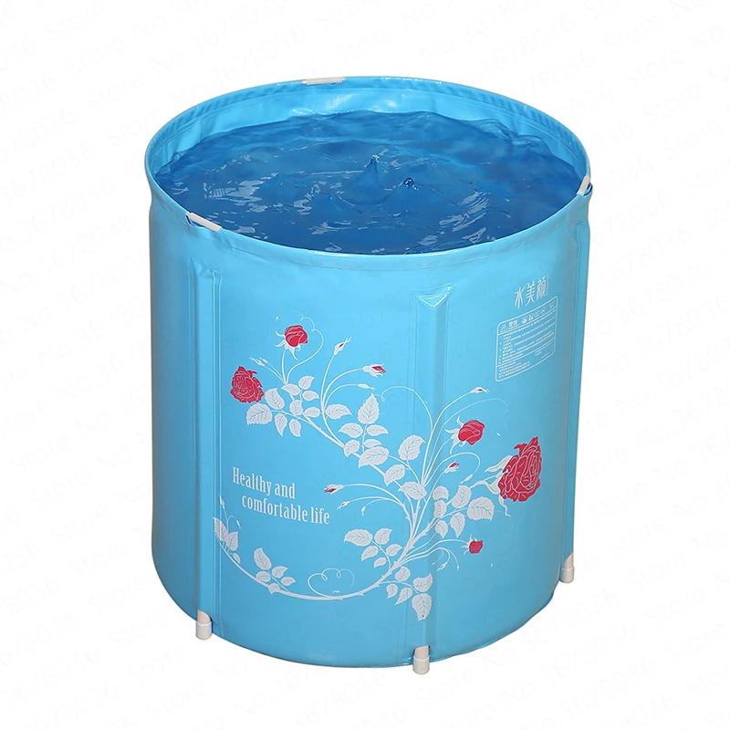 Складная пластиковая бочка для ванны взрослых изолирующая домашняя детская