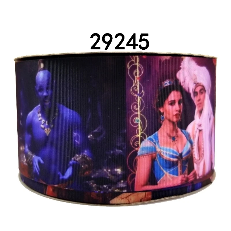 29245 50 ярдов мультфильм напечатанный grosgrain ленты 27987 - Цвет: 29245