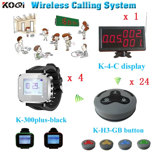 Электронная система нумерации ресторанный сервис зуммер бар отеля КТВ 433 МГц