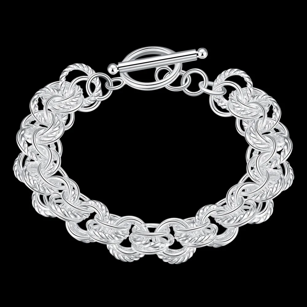 Женский браслет цепочка из серебра 925 пробы|chain bracelet|silver chain braceletbracelet bohemian |