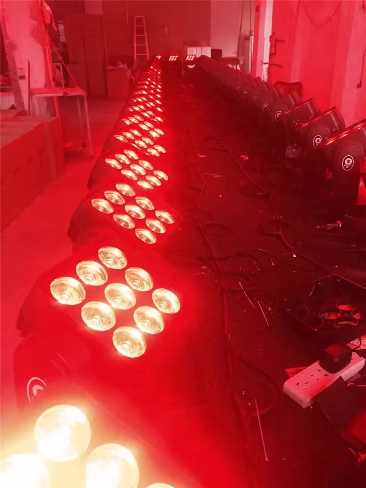 LED 9*12W RGBW Matrix Wash Moving Head Light Professional DMX 512 Dj Disco Wedding Party Event Stage Effect Beam | Лампы и освещение