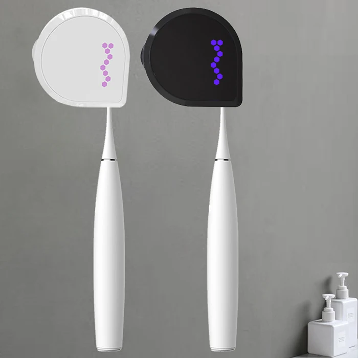White SY04-01 Электрический Зубная щётка стерилизатор uv лампа дезинфекционный комплект присоска Зубная щётка держатель для зубной щетки для здоровья - Цвет: White