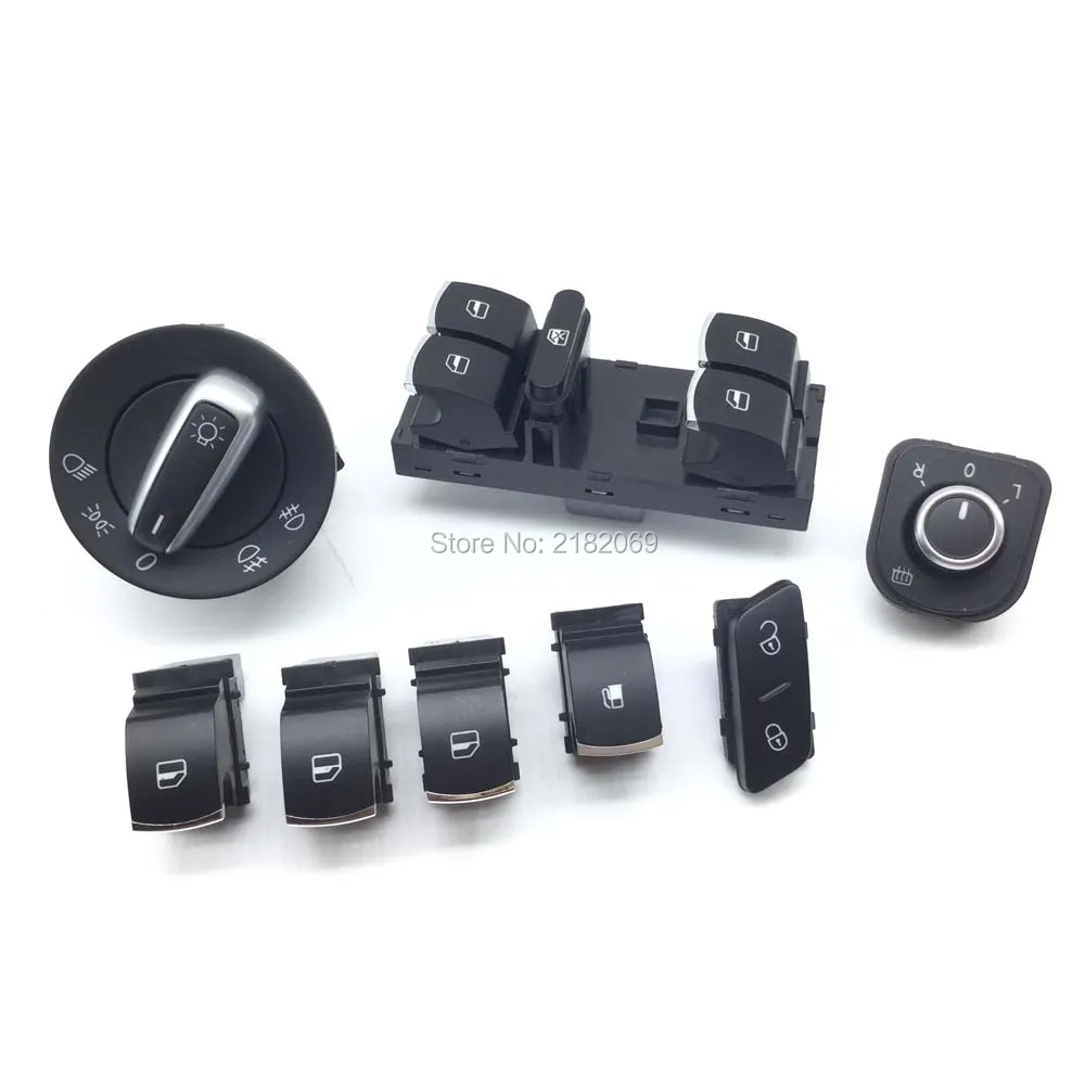 Headlight Window Control Switch For VW Jetta Gti Golf MK5 6 Tiguan Rabbit CC 5ND 959 565B 855 857 1K0 962 125 | Автомобили и