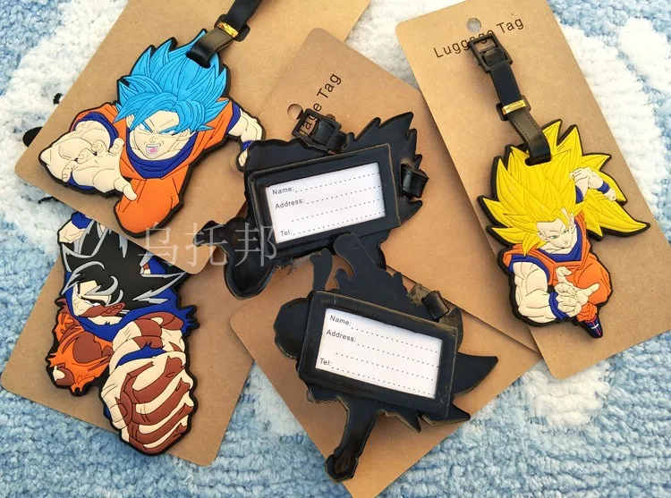 Dragon Ball Аниме аксессуары для путешествий багажная бирка на чемодан ID адрес портативный держатель тегов багажная этикетка Новинка