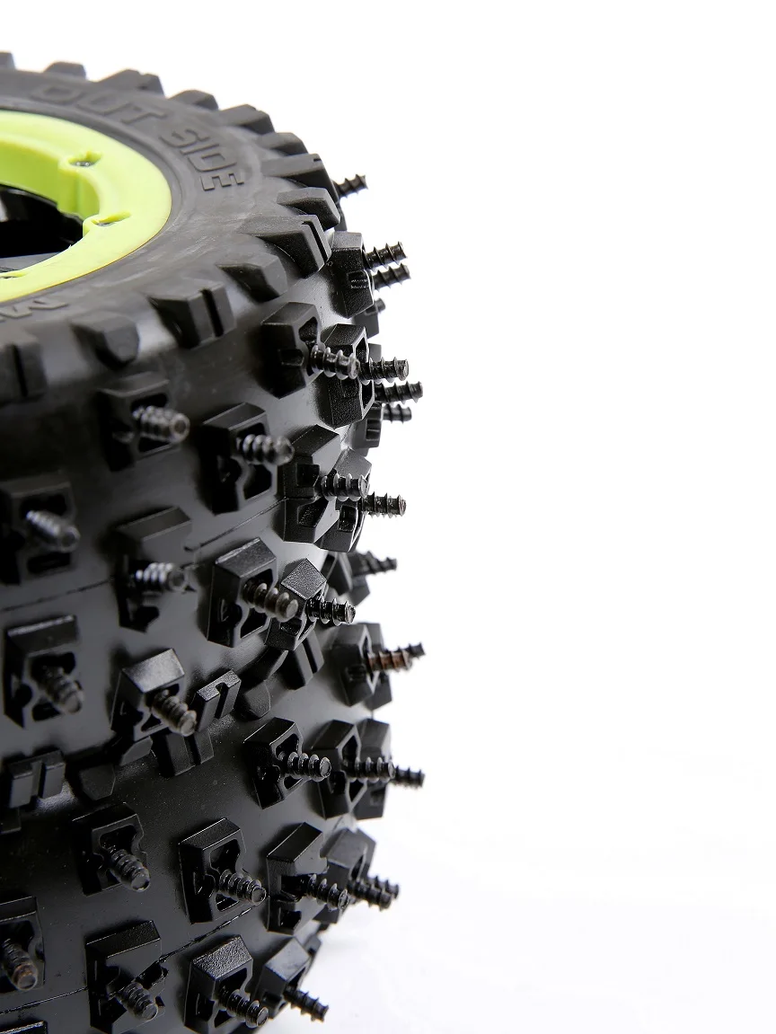4 шт. шины с большими гвоздиками и колеса для 1/5 LOSI 5ive T ROVAN LT RC TRUCK 87108