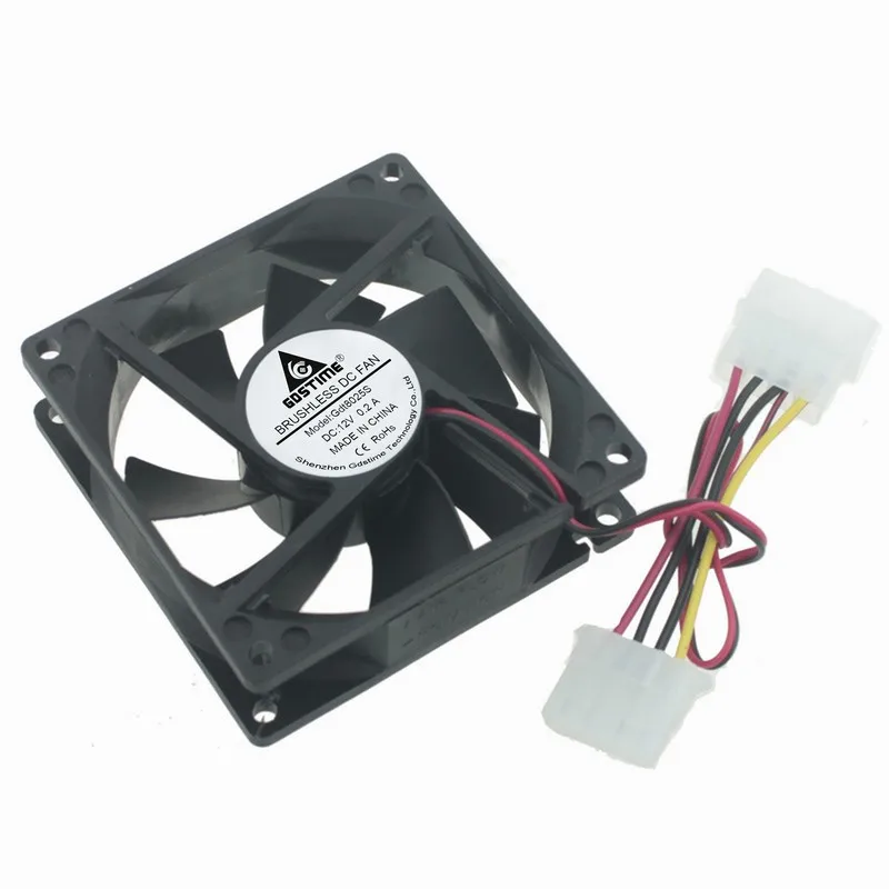 

New original DC 5V 12V 24V 8CM 80X80X25MM power motherboard brushless cooling fan