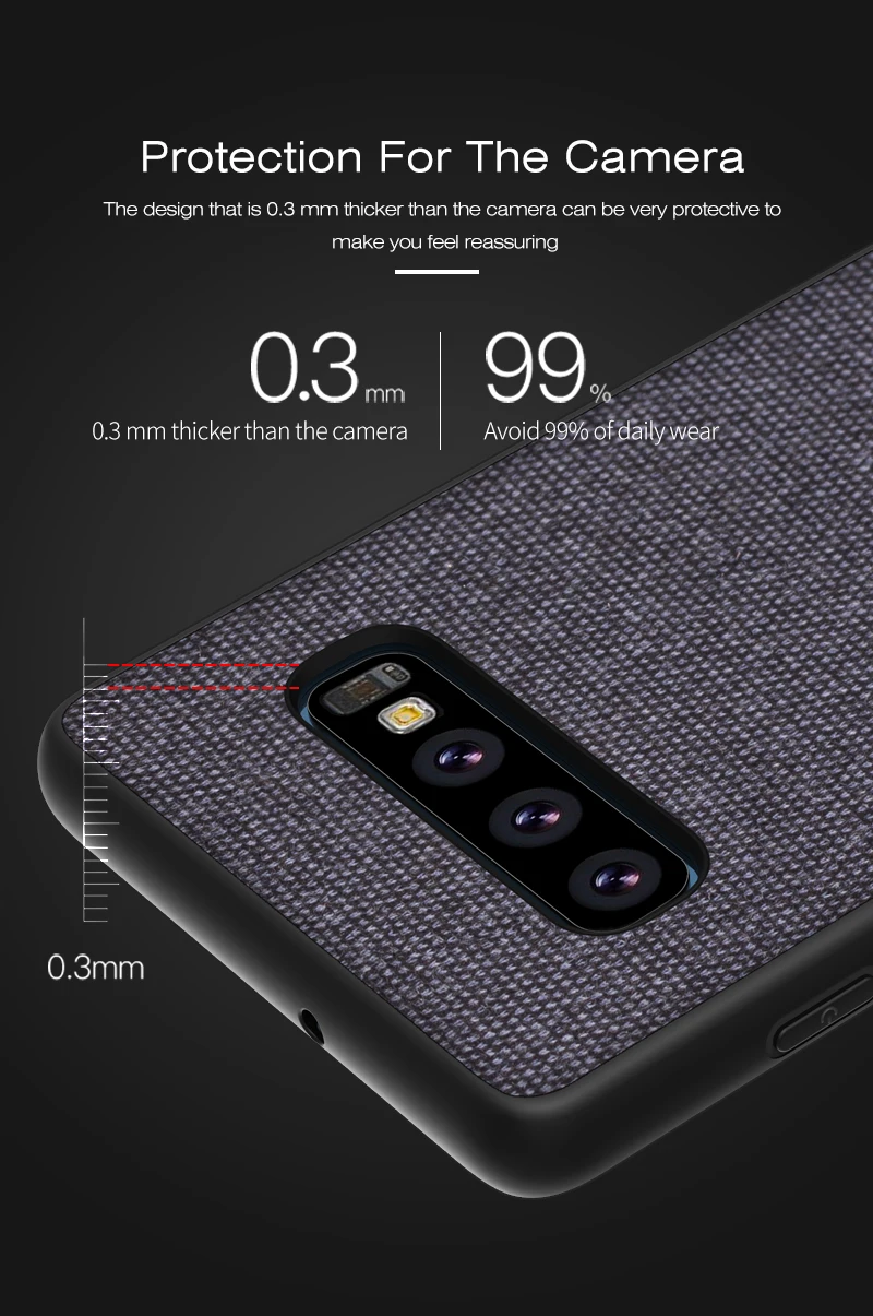 Тканевые Чехлы для samsung S10 S9 S8 Plus края из ТПУ холст задняя крышка для samsung Galaxy Note 8 9 S10e S9 S8 S7 Edge чехол