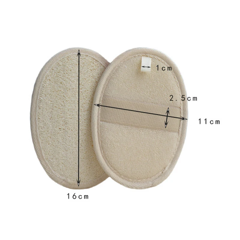 Овальная фотогубка для душа скребок тела губка отшелушивания и мытья|Банные