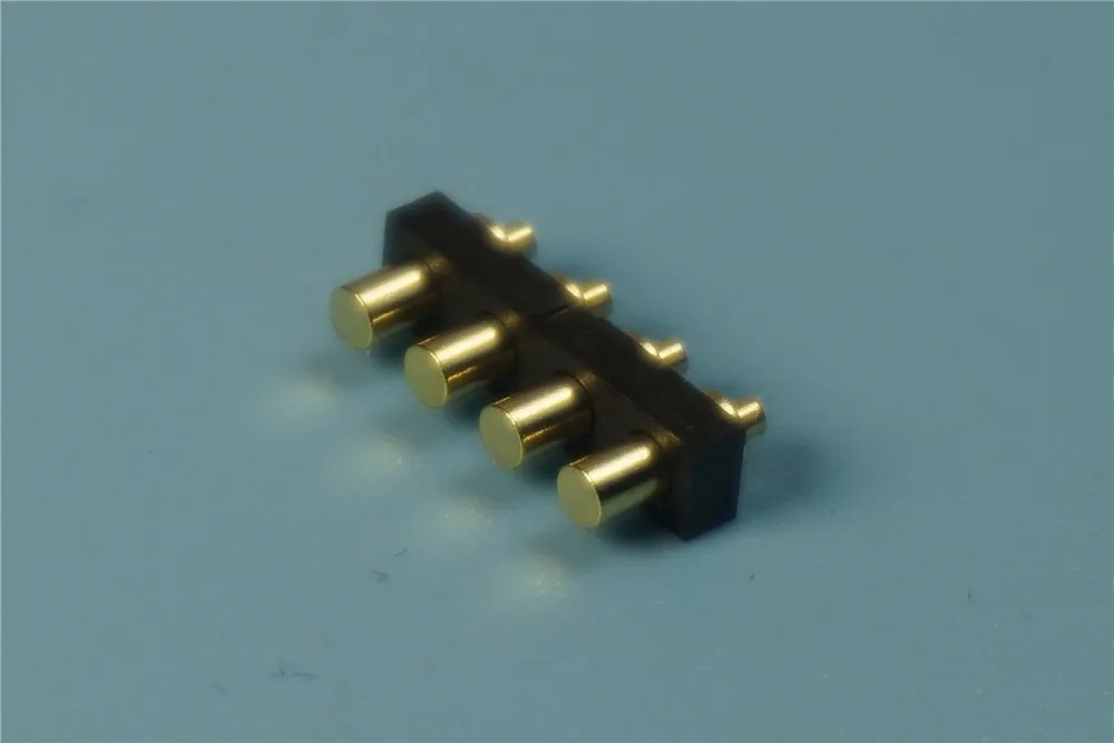 10 шт. штыревой разъем Pogo 1x4 P 4 Pin 2 54 мм Шаг положения 0 высота PCB вертикальный
