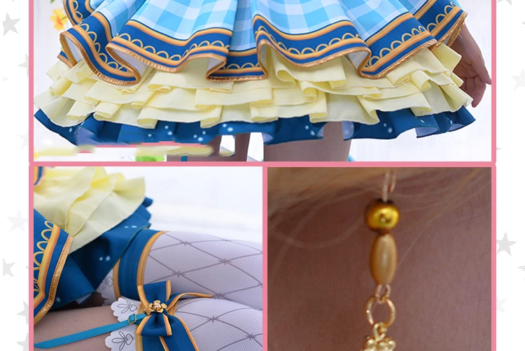 Индивидуальный размер LoveLive цветочный букет аясе Эли женский косплей-костюм платье униформа костюмы для Хэллоуина для женщин аниме одежда