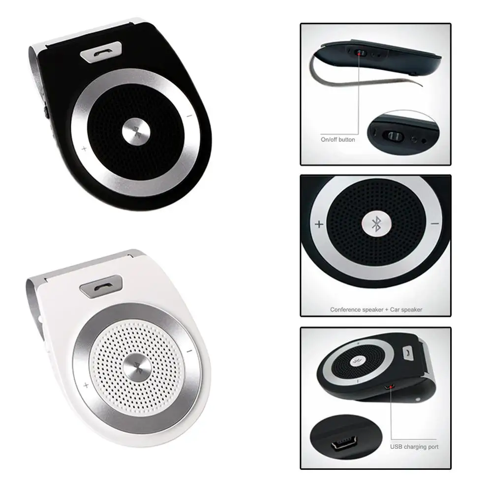 Новый Bluetooth автомобильный комплект Громкая связь динамик телефон Поддержка 4 1 EDR