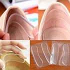 2 пары силиконовых гелевых протекторов для пятки, мягкие стельки для ухода за ногами для женщин, гелевые подушечки для пятки, удобные обезболивающие стельки для унисекс
