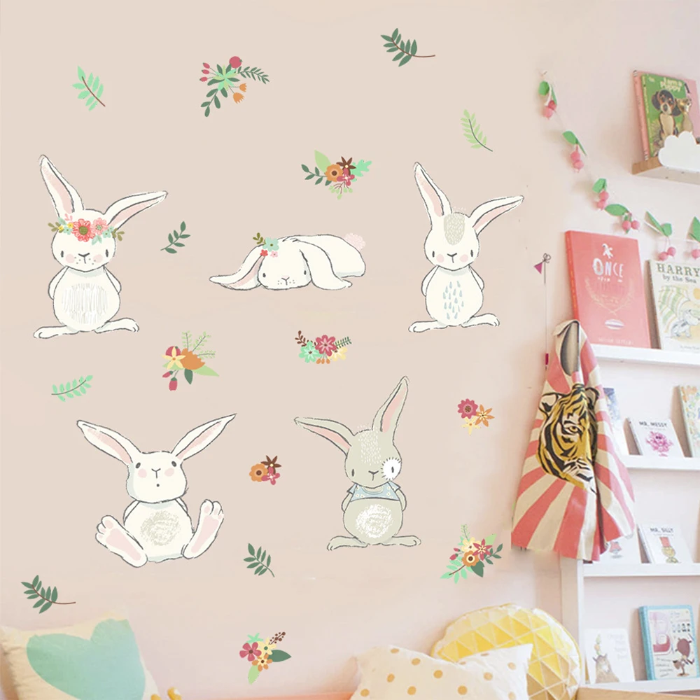 

Rabbit Lovely DIY Art Window Wall Sticker Decal For Nursery Kids Baby Girl Room