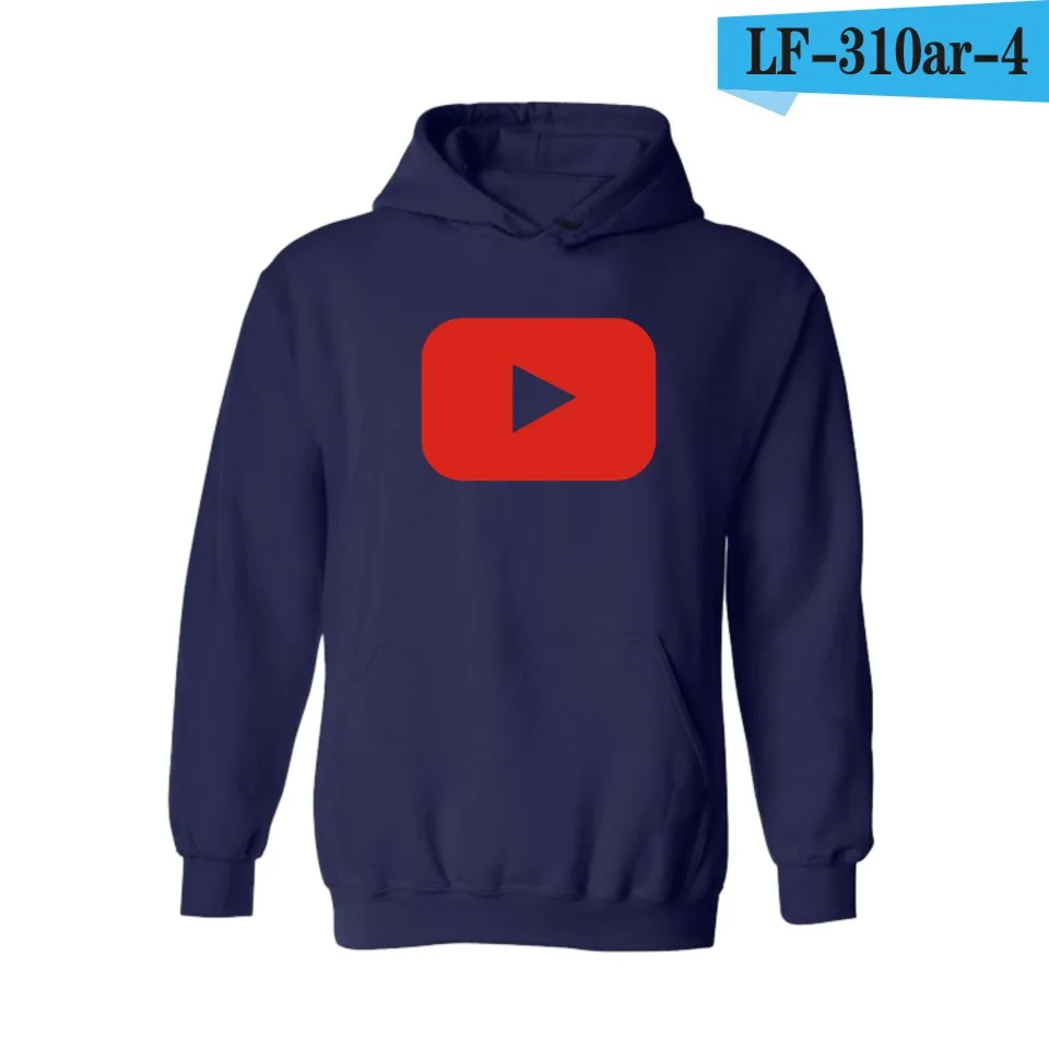 VAGROVSY осень зима Youtube хулиган толстовки с капюшоном для мужчин Wome Youtube уличная флисовая толстовка комплект Youtube одежда толстовка - Цвет: navy2