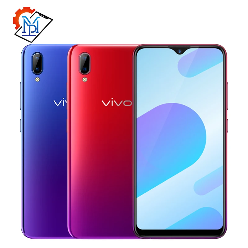 Мобильный телефон Vivo Y93s, 6,2 дюймов, 4 Гб ОЗУ, 128 Гб ПЗУ, Восьмиядерный процессор MT6762, Android 8,1, 4030 мАч, двойная камера, смартфон с функцией распознавания лица