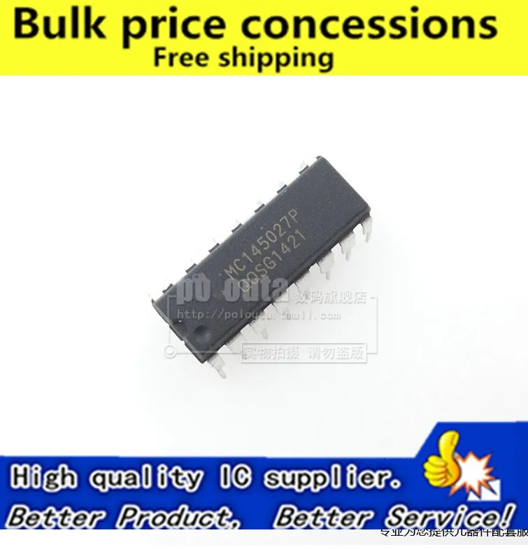 

Free Shipping 10pcs/ 50pcs/ MC145027P MC145027 DIP-16