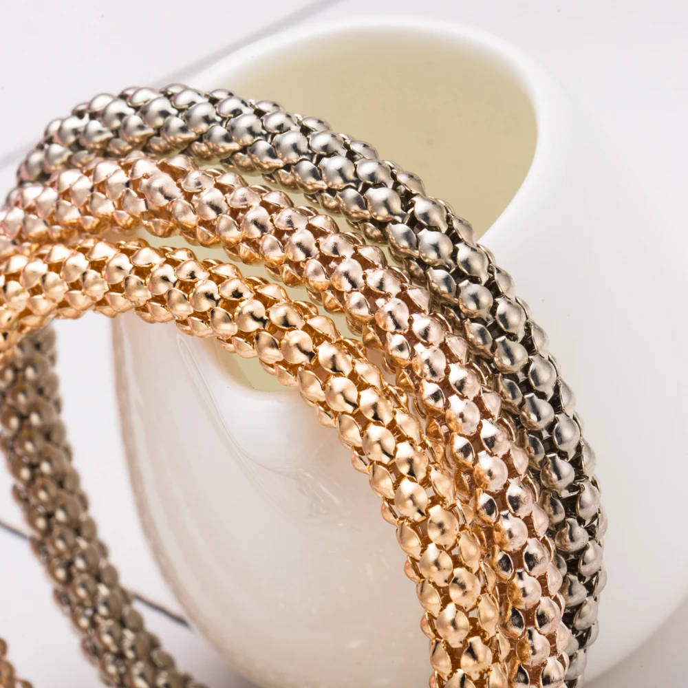 2017 новая мода золотой цвет кристалл Череп браслет и 3 шт./компл. шарм роскошь