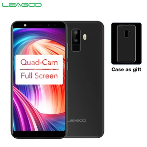 LEAGOO M9 смартфон с 5,5-дюймовым дисплеем, четырёхъядерным процессором MT6580A, ОЗУ 2 Гб, ПЗУ 16 Гб, 2850 мАч, Android 7,0