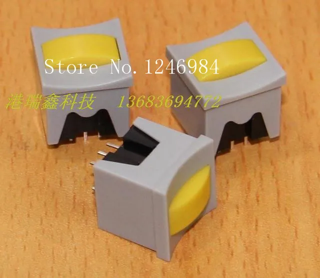 [SA] тайваньский яркий переключатель без блокировки с квадратной панелью P2-0SYG-Z-50