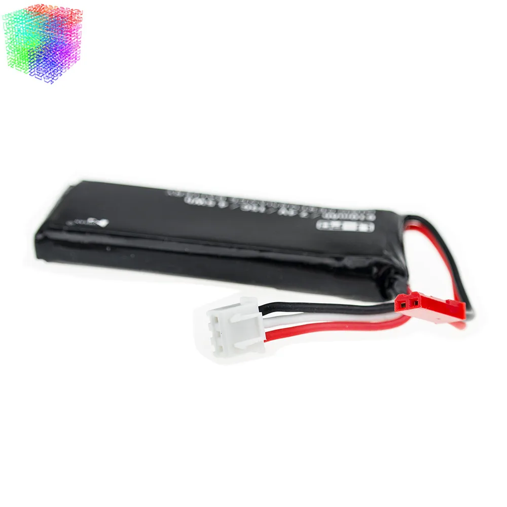 Аккумулятор Hubsan H502S lipo 7 4 В 610 мА · ч 15С 5 Вт 3 шт. Кабель зарядного устройства JST для