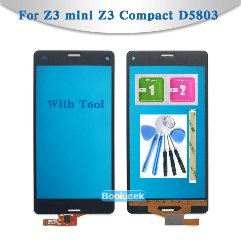 Замена высокого качества 4 6 &quotдля Sony Xperia Z3 mini Compact D5803 сенсорный экран дигитайзер
