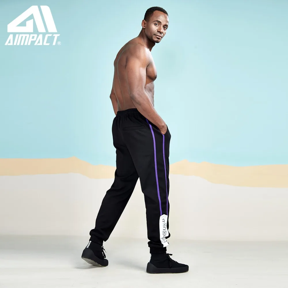 Мужские спортивные штаны AIMPACT для бега в стиле хип хоп с карманами по бокам