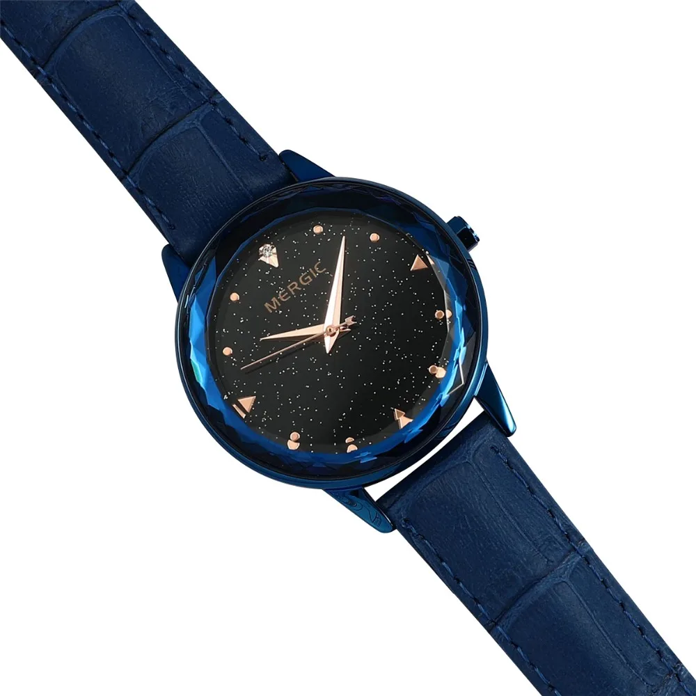 Часы женские Кварцевые водонепроницаемые из нержавеющей стали с циферблатом со
