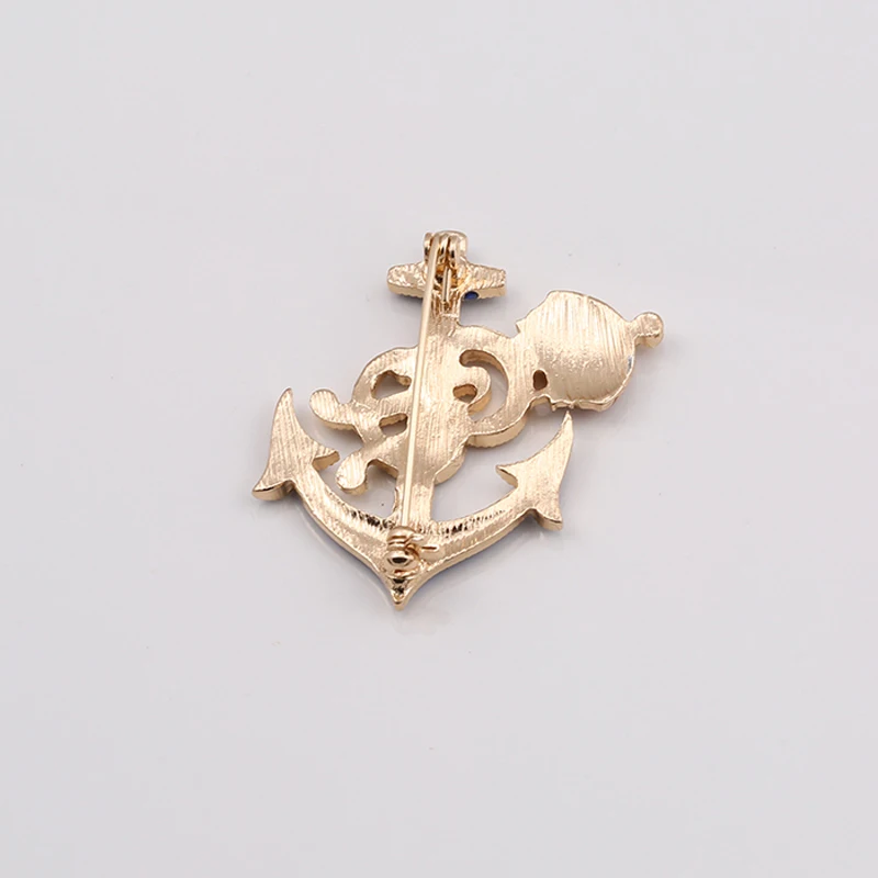 UALGL Новая модная эмалированная брошь Якорь винтажные Броши для женщин зимнее